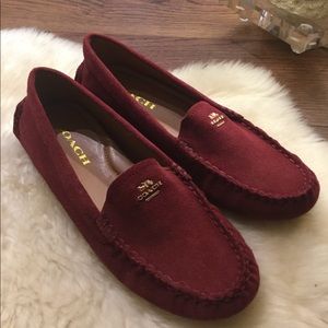 Rare Suede Coach Loafers